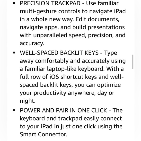 Logitech Combo Touch Detachable Keyboard case - Picture 5 of 9